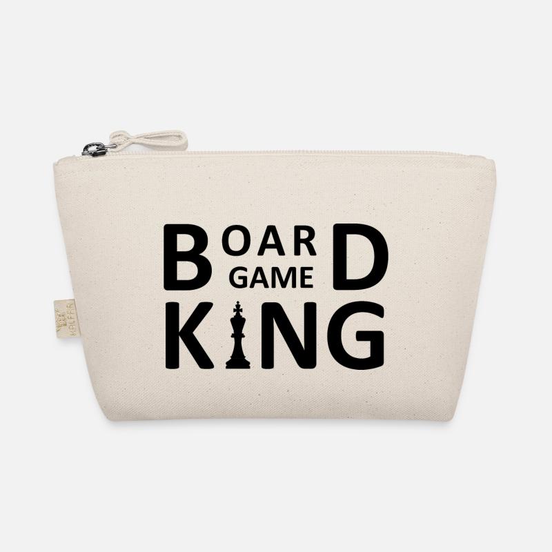 Boardgame Chess Backgammon Game Night Organic Pouch