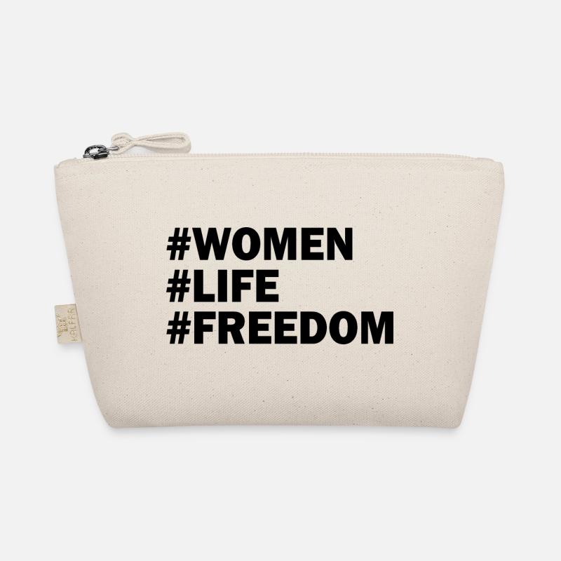 Women life freedom - Bio-Täschchen - Natur