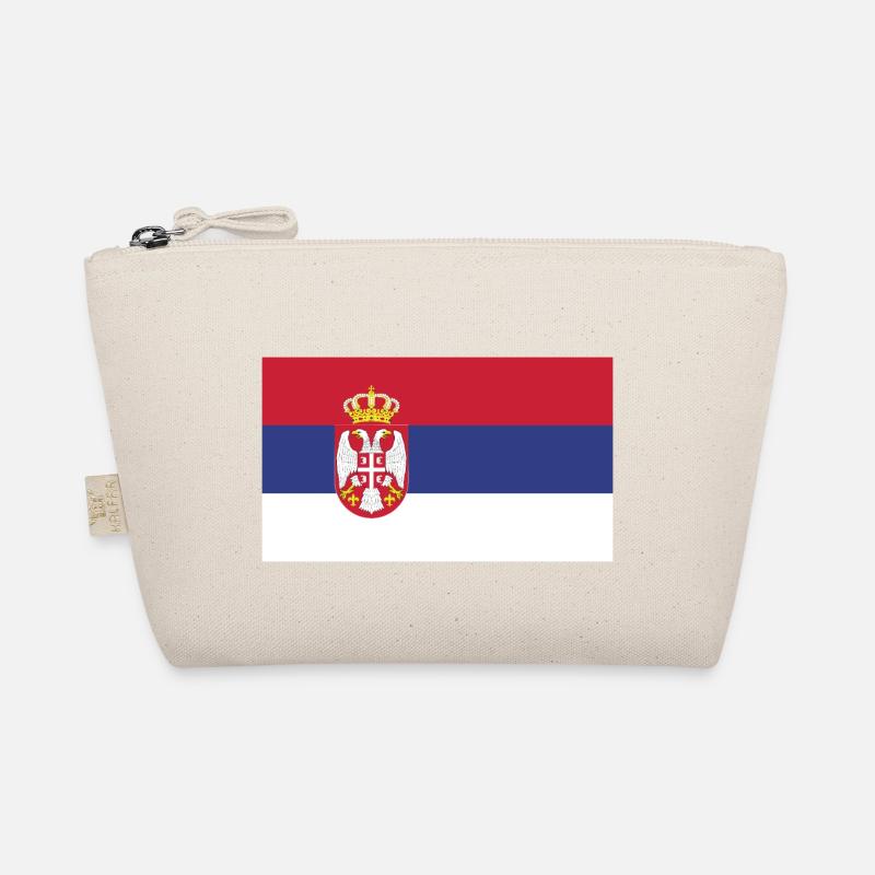 Drapeau de la Serbie Trousse biologique