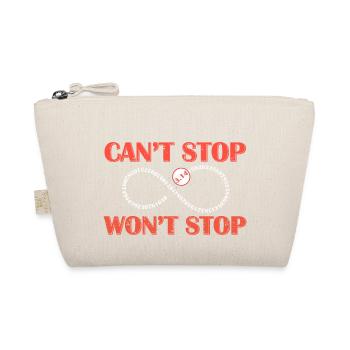 Can t Stop Won t Stop Pi Day Math Geek T shirt - Organic Pouch - nature - Front