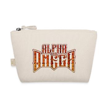 Ich bin Alpha und Omega Jesus Christus Hoffnung Bibel Glaube - Bio-Täschchen - Natur - Vorne