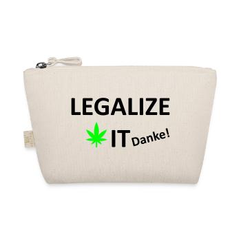 Legalize It weed Cannabis Marihuana - Bio-Täschchen - Natur - Vorne
