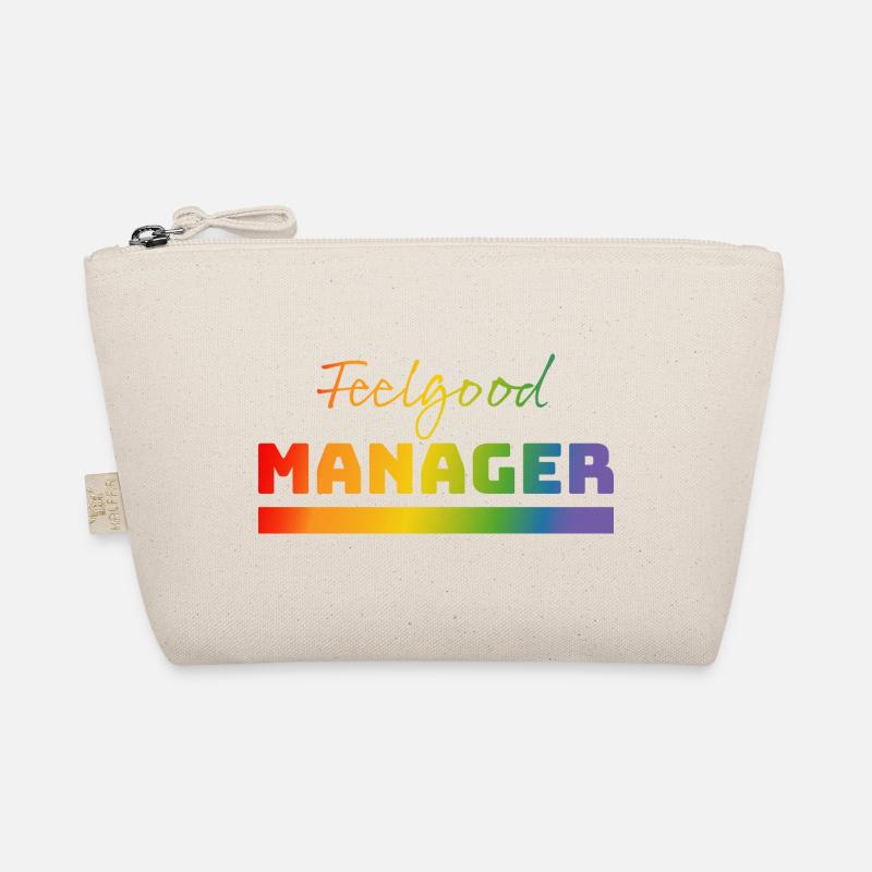 Tshirt Feelgood Manager rainbow Bio-Täschchen