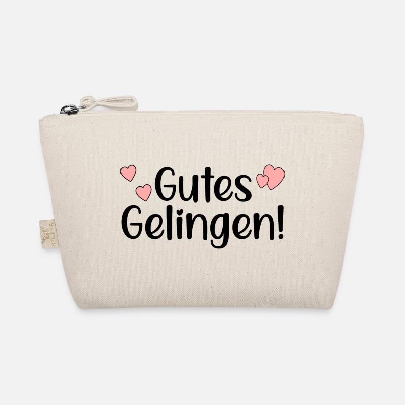 GUTES GELINGEN SPRÜCHE - ERFOLG - Bio-Täschchen - Natur