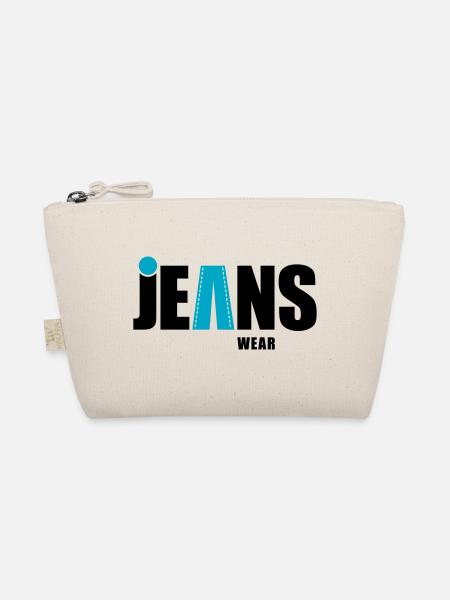 jeans wear mit punkt - Bio-Täschchen - Natur