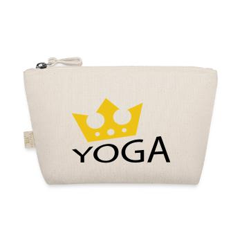 Yoga / Namaste / Lotus Flower - Organic Pouch - nature - Front