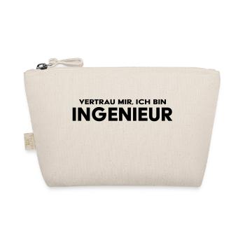 vertrau mir, ich bin ingenieur - Bio-Täschchen - Natur - Vorne