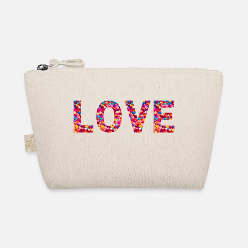 Heartfelt typography Organic Pouch