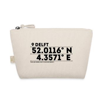 Delft: Delftware, Canals & Academic Elegance - Organic Pouch - nature - Front
