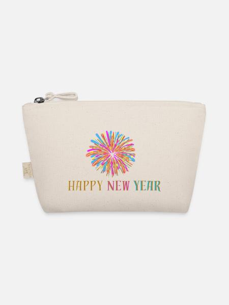 happy new year - Organic Pouch - nature