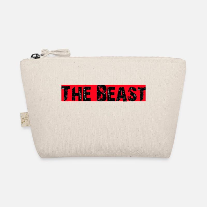 The Beast, Monster, Lettering Organic Pouch