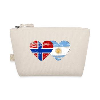 Norway Argentina Flag Used - Organic Pouch - nature - Front