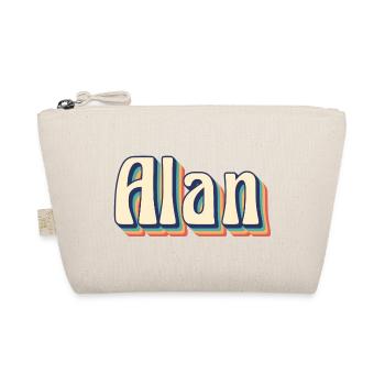 Alan t-shirt rétro vintage t-shirt idée cadeau - Trousse biologique - nature - Devant