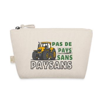Pas de pays sans paysans - Trousse biologique - nature - Devant