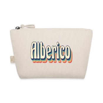 Alberico T-Shirt Retro Vintage T-Shirt Geschenk - Bio-Täschchen - Natur - Vorne