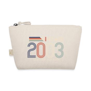 Jahrgang 2003 Jubiläumsgeschenk - Jahrgang 2003 - Bio-Täschchen - Natur - Vorne