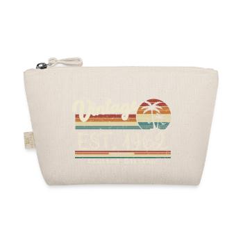 1962 Born Vintage Geburtstagsgeschenk - Bio-Täschchen - Natur - Vorne