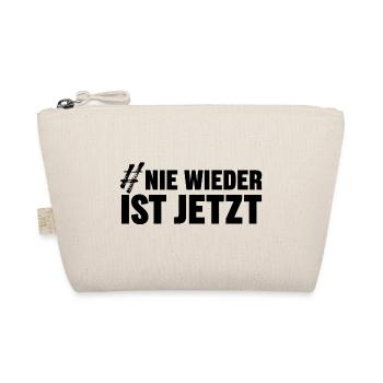 NIE WIEDER IST JETZT - Bio-Täschchen - Natur - Vorne