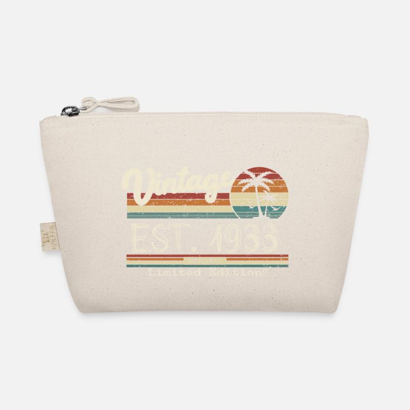 1933 Born Vintage Birthday Gift Organic Pouch