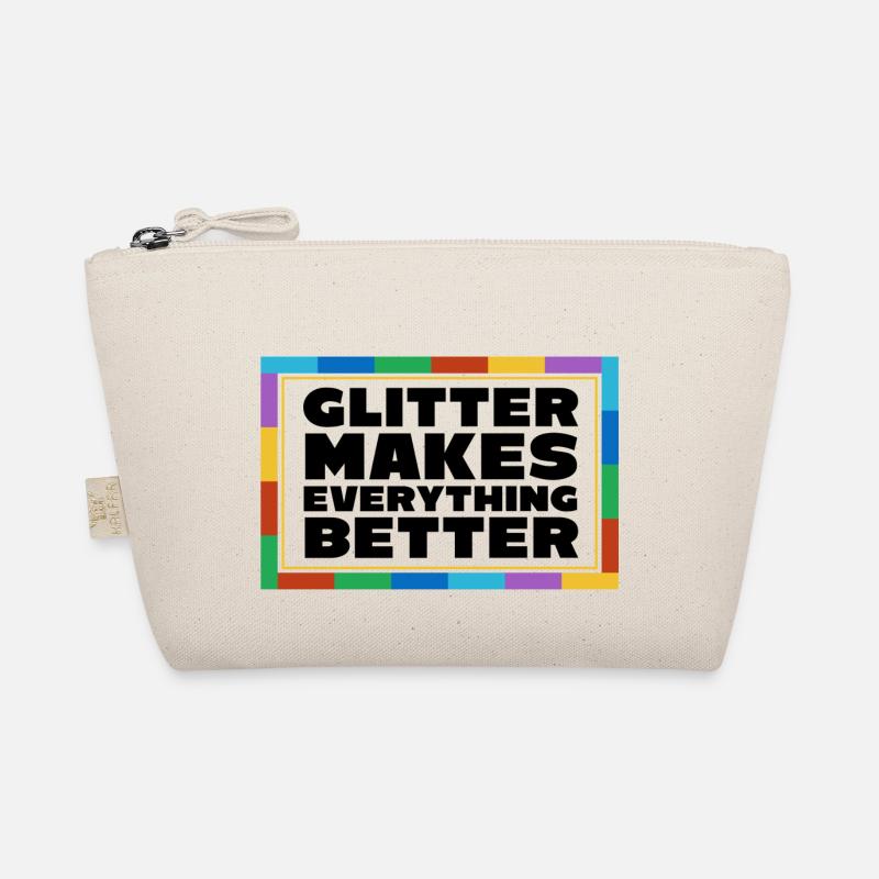 Glitzer Bio-Täschchen