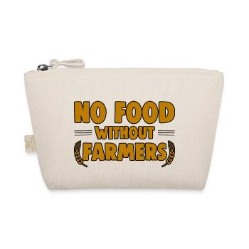 No Food Without Farmers 4 - Bio-Täschchen - Natur - Vorne