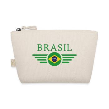 Brasilien Stil Design T-Shirt - Bio-Täschchen - Natur - Vorne