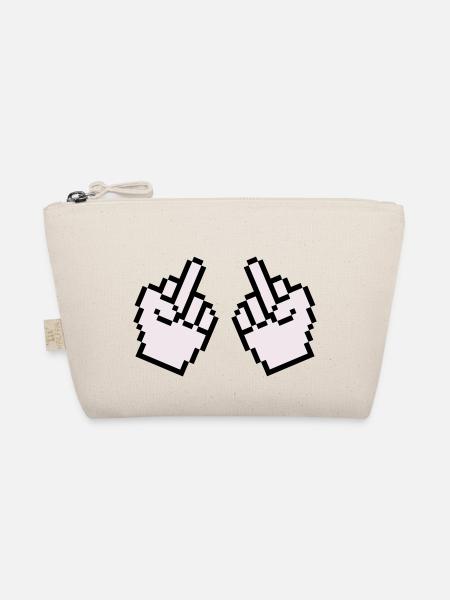 Doigt d’honneur Pixel 2 - Trousse biologique - nature - Devant