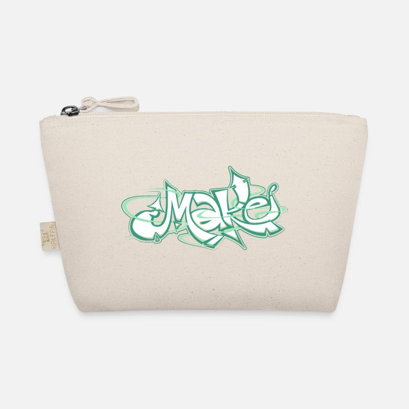 Green word make graffiti Organic Pouch