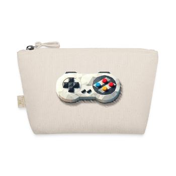 Retro Controller 16 Bit Gaming Nostalgie - Bio-Täschchen - Natur - Vorne