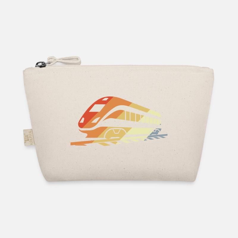 Railway Retro Style Organic Pouch