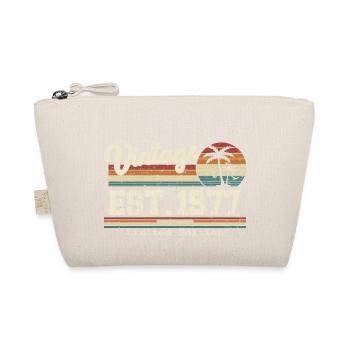 1977 Vintage Millésime anniversaire Retro cadeau - Trousse biologique - nature - Devant