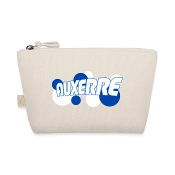 Auxerre Retro Typo Bleu - Trousse biologique - nature - Devant