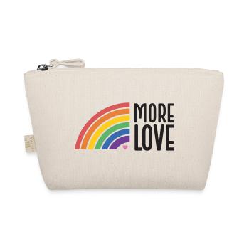LGBT Pride Month - More Love - Organic Pouch - nature - Front