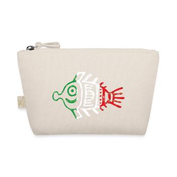 Aztekensymbol mexikanische Maya mexikanische Flagge Schuhschnabel - Bio-Täschchen - Natur - Vorne