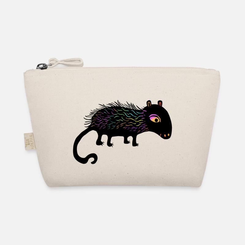 Rainbow Lint Toy Organic Pouch