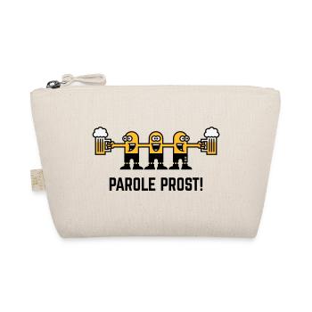 Parole Prost! (Bier / Biertrinker / 3C) - Bio-Täschchen - Natur - Vorne