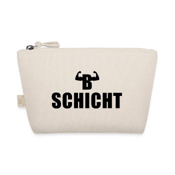 B Schicht Schichtarbeiter - Bio-Täschchen - Natur - Vorne