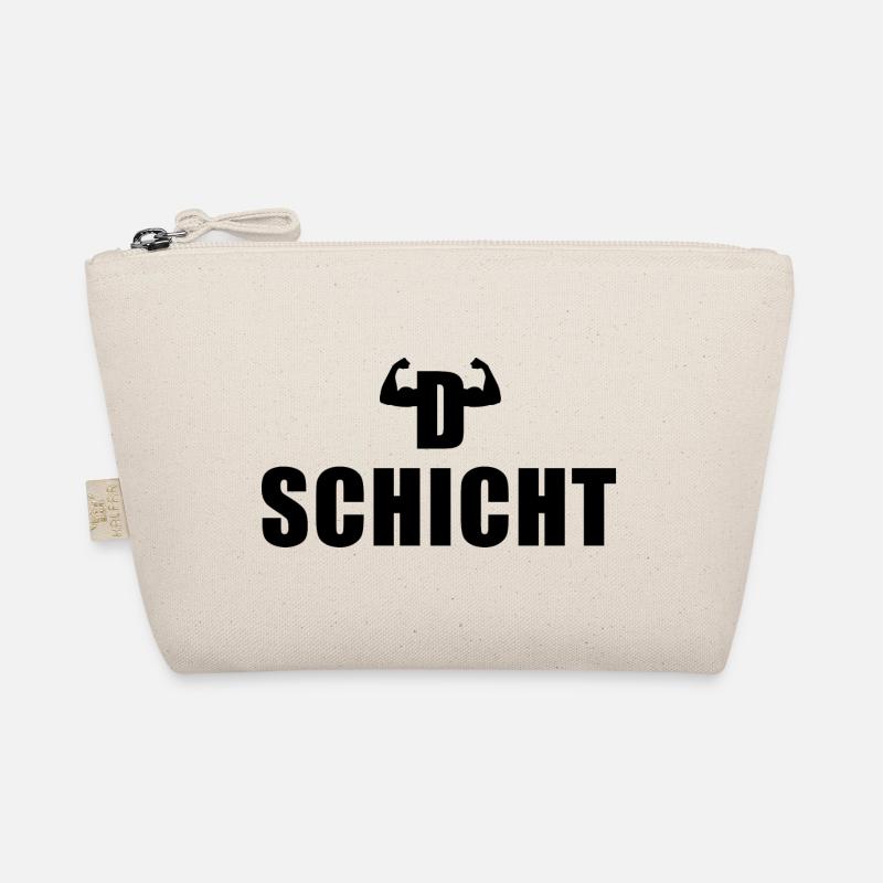 D Schicht Schichtarbeiter Bio-Täschchen