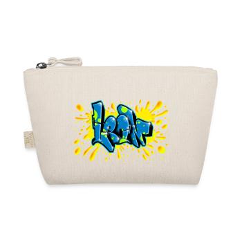 Léon graffiti splash prénom imprimable sur tout - Trousse biologique - nature - Devant
