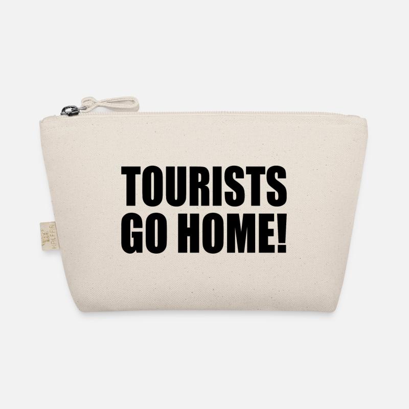 tourists go home Bio-Täschchen