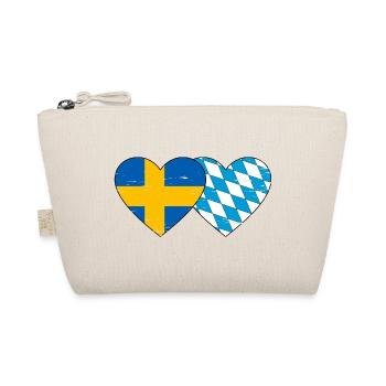 Suède Bavière Drapeau Coeur Utilisé - Trousse biologique - nature - Devant