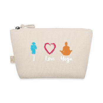 Ich liebe Yoga - Bio-Täschchen - Natur - Vorne