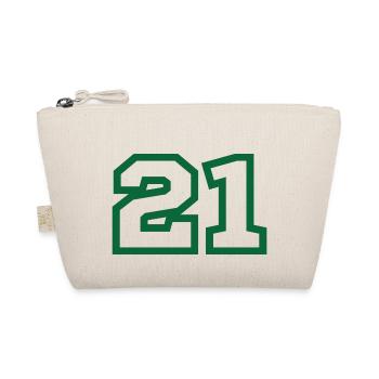 Number 21 green sport - Organic Pouch - nature - Front