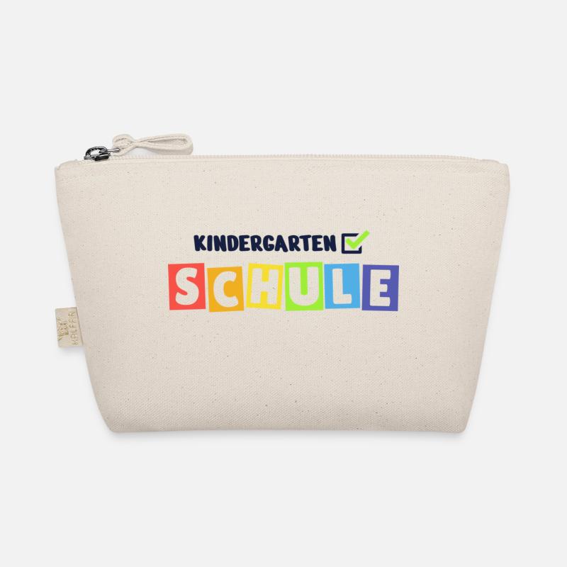 Kindergarten Check Schule Bio-Täschchen