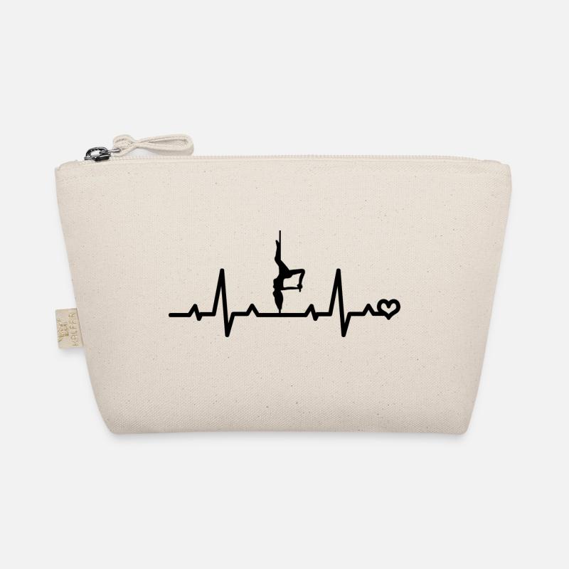 Pole Dance Tänzerin EKG Herzfrequenz Puls tanzen Bio-Täschchen