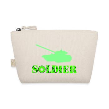 panzer soldat - Bio-Täschchen - Natur - Vorne
