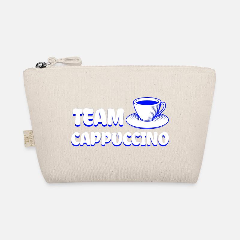 Team Cappuccino - Cooles Kaffe Design Bio-Täschchen