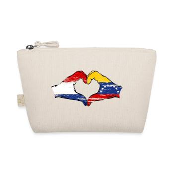 Drapeau Hollande Venezuela mains forme de coeur utilisé - Trousse biologique - nature - Devant