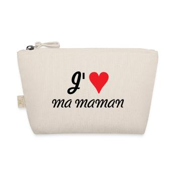 J'aime ma maman - Fête des Mères - Trousse biologique - nature - Devant