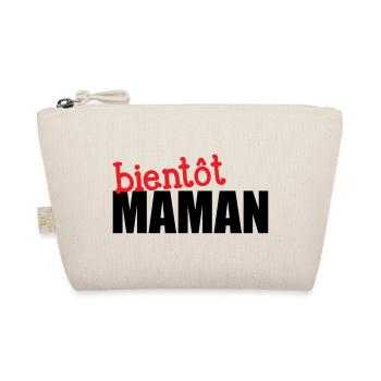 bientôt Maman ! Cadeau de grossesse - Trousse biologique - nature - Devant